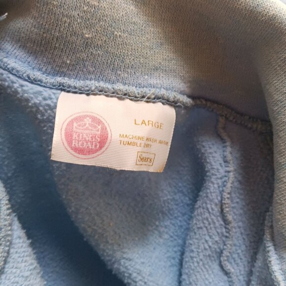 Vintage Men's Large Track Jacket 1970's Sears Kings Road  Full-Zip Striped Trash - Picture 4 of 9